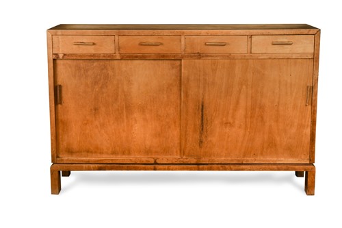 Lot 257 - Alvar Aalto (1898-1976) for Finmar, a birch veneered sideboard, circa 1935