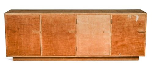 Lot 258 - Alvar Aalto (1898-1976), probably for Finmar, a rare birch veneered sideboard