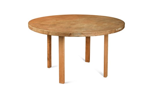 Lot 260 - Alvar Aalto (1898-1976), probably for Finmar, a circular dining table