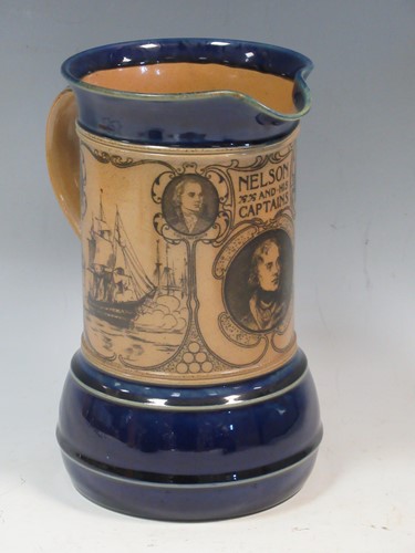 Lot 96 - A Royal Doulton ‘Nelson and his Captains’ jug,...