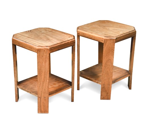 Lot 227 - A pair of small Heal's style Art Deco end tables, circa 1930