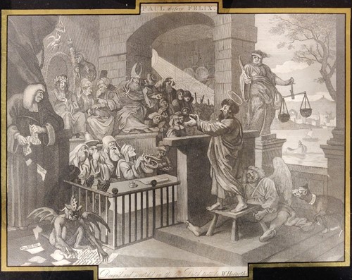 Lot 311 - Five Hogarth engravings, early 19th century...