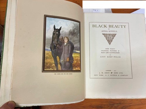 Lot 427 - SEWELL (Anna) Black Beauty, signed and...