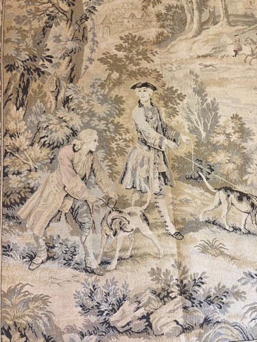 Lot 173 - A faded machine woven tapestry in 18th century...