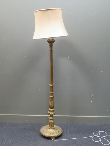 Lot 392 - An early 20th century gilt painted...