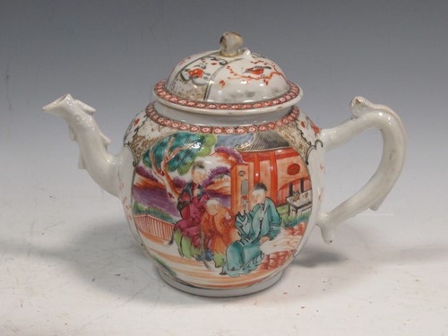 Lot 166 - A Chinese, 18th century export tea pot, circa...