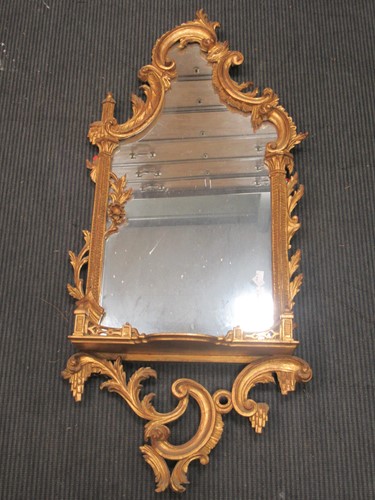 Lot 481 - A Chippendale rococo style gilt wood wall...