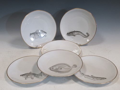Lot 63 - A set of six H & Co Selb Bavaria Germany...