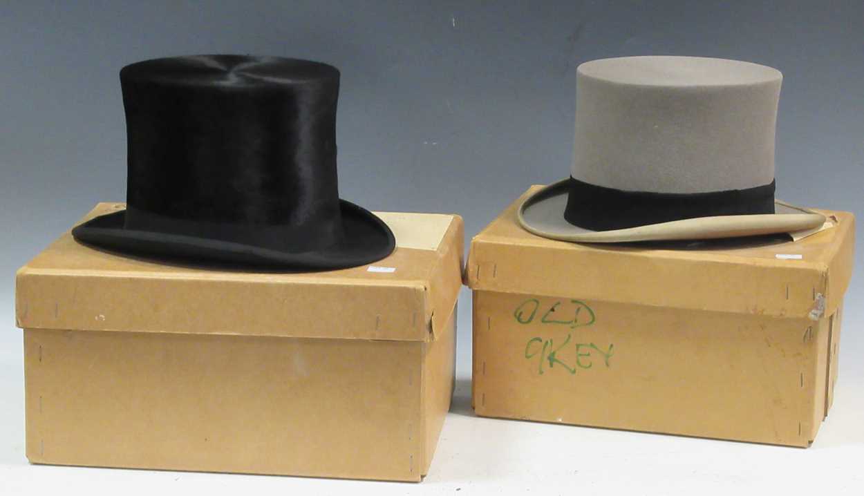 Lot 149 - Two top hats from James Locke & Co, St James...