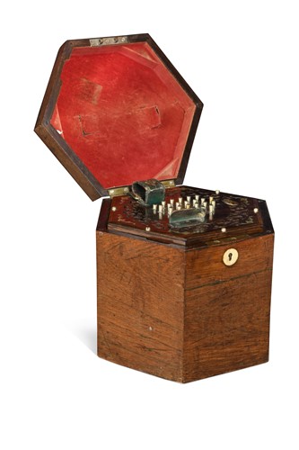 Lot 503 - A Charles Wheatstone rosewood concertina, 19th century