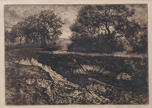 Lot 265 - Isabel Codrington (1874-1943) Coming storm-...