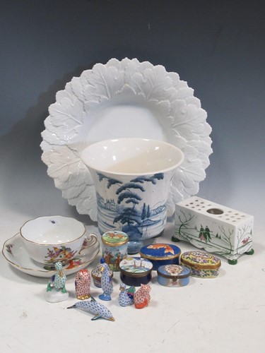 Lot 180 - A small collection of Herend animal models,...