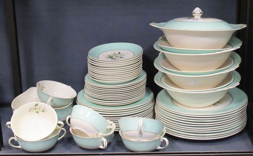 Lot 114 - A Johnson Bros dinner service, to include four...
