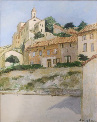 Lot 240 - Richard Beer (1928-2017) Italian hilltop town...
