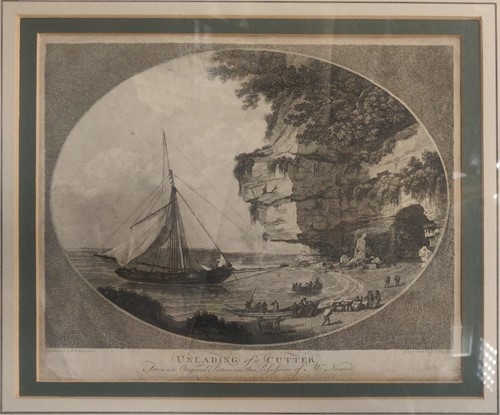 Lot 310 - Tom Martin, a steamer pulling a wrecked vessel...