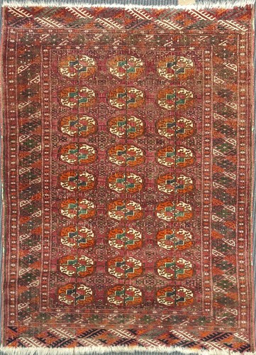 Lot 43 - An early 20th century Tekke turkmen with...