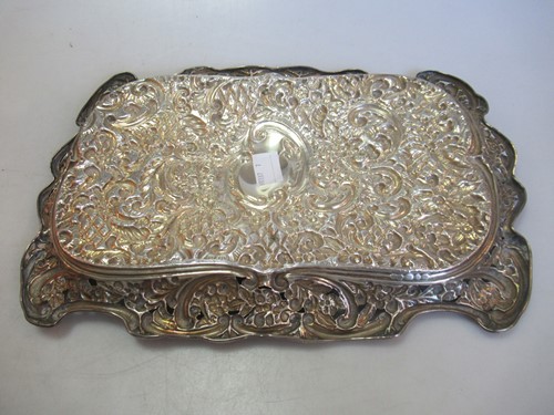 Lot 250 - A hallmarked silver dish by Henry Matthews,...