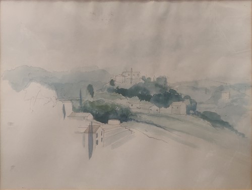 Lot 331 - Follower of George Morland, landscape with...
