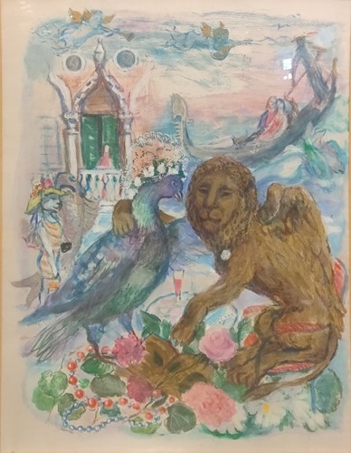 Lot 379 - An collection of seven pictures including;...