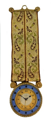 Lot 355 - Zenith - An unusual wall hanging bedside timepiece with alarm