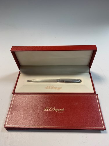 Lot 105 - An S J Dupont ballpoint pen in its original...