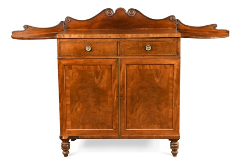 Lot 413 - A Regency mahogany serving cupboard
