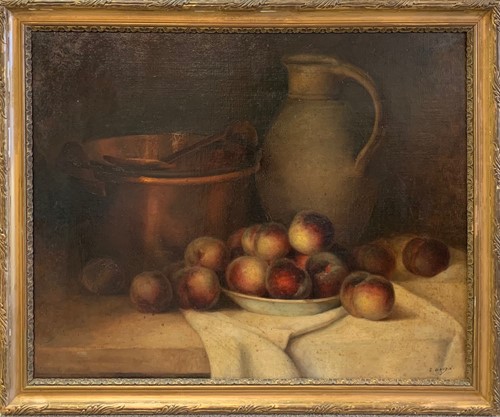 Lot 235 - Simone Gaudin (French, b. 1902) Still life of...