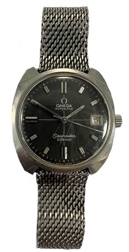Lot 344 - Omega - A steel 'Seamaster Cosmic' wristwatch