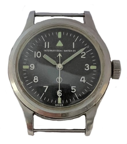Lot 327 - IWC - A steel 'Mark XI' military issue wristwatch head