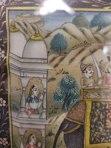 Lot 282 - 4 Indian miniature paintings from Udaipur on...