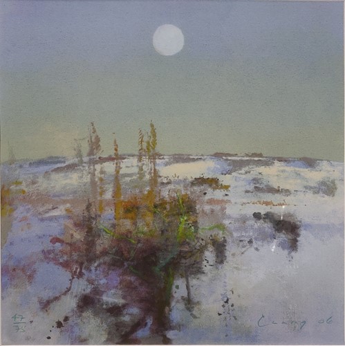 Lot 344 - Fred Cuming (b. 1930) Winter landscape signed '...