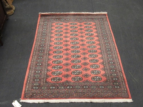 Lot 605 - A bokhara 188 x 132cm and a caucasian rug 127...