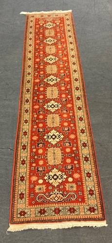 Lot 509 - A Shirvan runner, 338 x 74cm