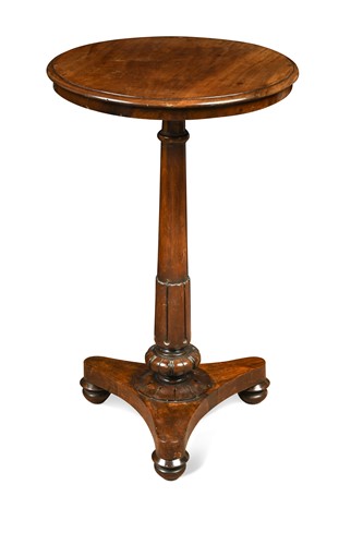 Lot 384 - A George IV mahogany pedestal occasional table