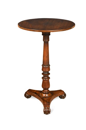 Lot 388 - A George IV mahogany pedestal occasional table