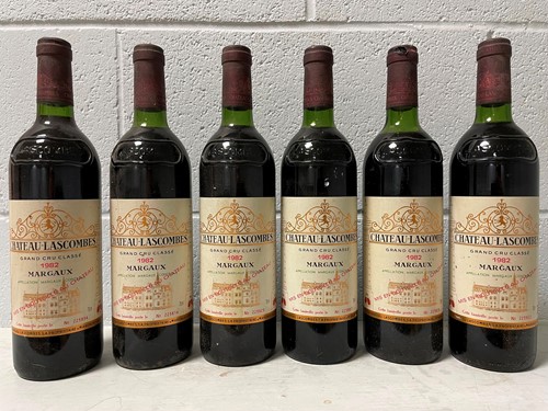 Lot 1011 - Chateau Lascombes, Margaux 2eme Cru 1982, 6...