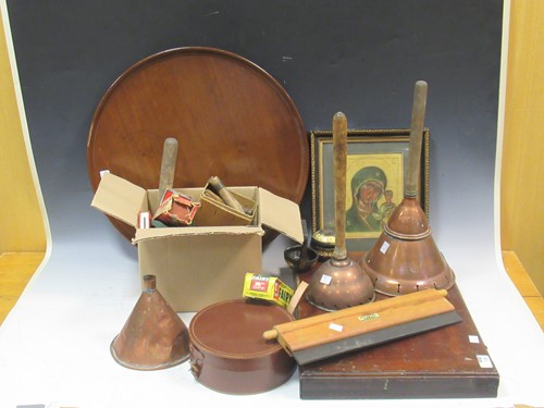 Lot 136 - A collection of Victorian and later items...