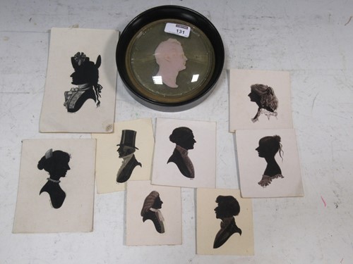 Lot 131 - A group of late 20th century side profile...