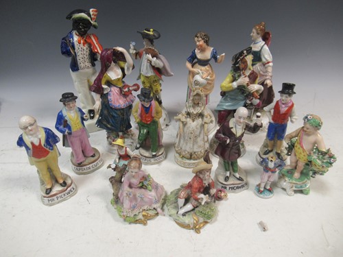 Lot 69 - A quantity of ceramic figures, British and...