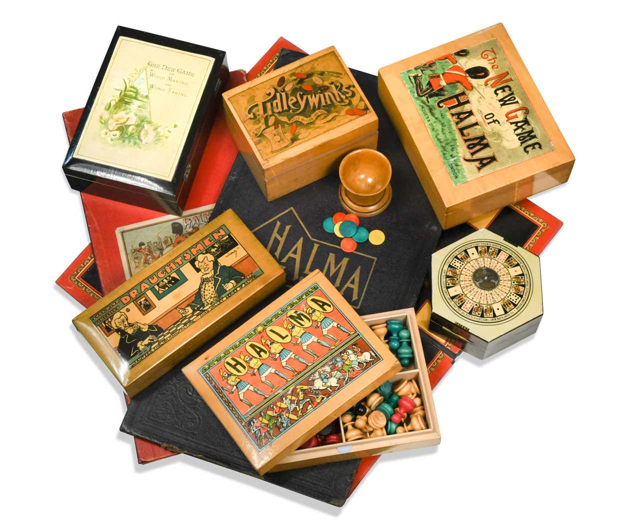 Lot 559 - The new game of Halma by Jacques & Son, London