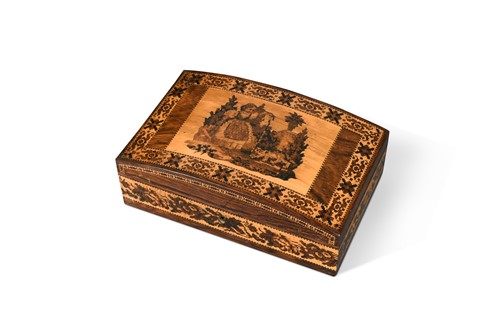 Lot 574 - A Tunbridgeware box