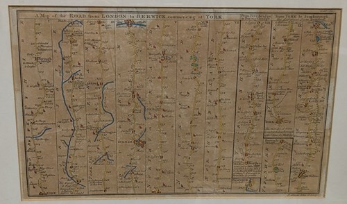 Lot 541 - J. Gibson The Road from London to York; A Map...
