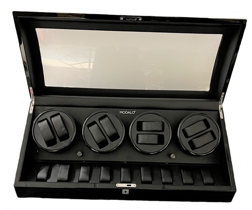 Lot 351B - Modalo, Hamburg - A desktop multi - watch winder and storage case