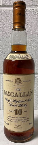 Lot 1200 - Macallan 10 year old Single Highland Malt...