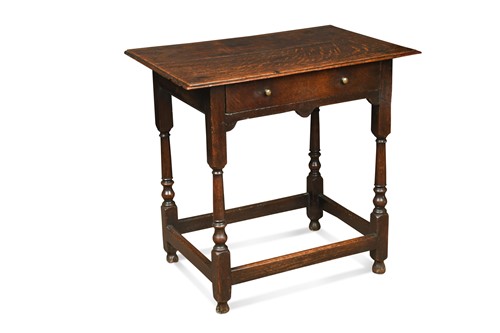 Lot 240 - An oak lowboy, early 18th century
