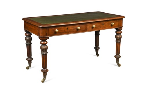 Lot 497 - A William IV mahogany library table