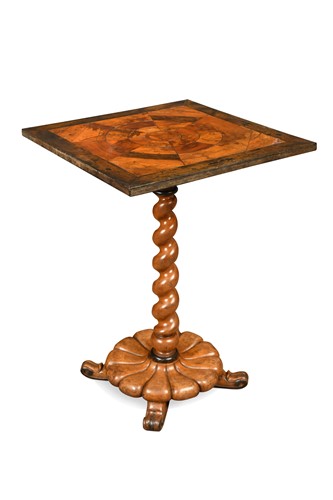 Lot 550 - A specimen wood occasional table, 19th century