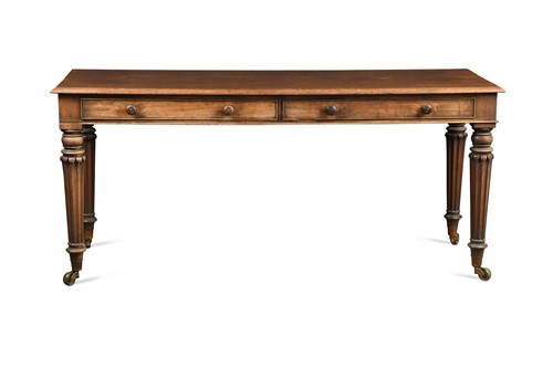 Lot 465 - A late Regency mahogany side table