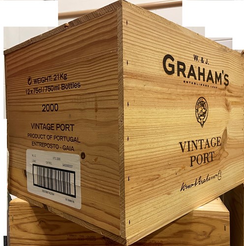 Lot 1233 - Grahams Vintage Port 2000, 12 bottles in owc