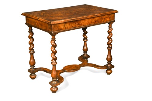 Lot 285 - A William & Mary Revival walnut centre table